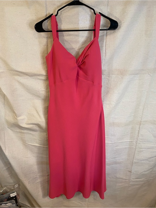 Siena Studio Dresses & Skirts - Siena Studio Hot Pink Twist-Front Midi Dress